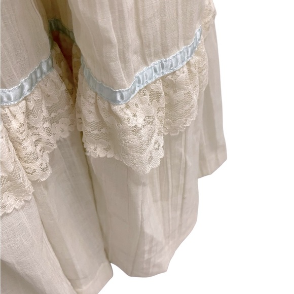 Vintage GUNNE SAX Ruffle Lace Maxi Dress Size 5 - Picture 7 of 16